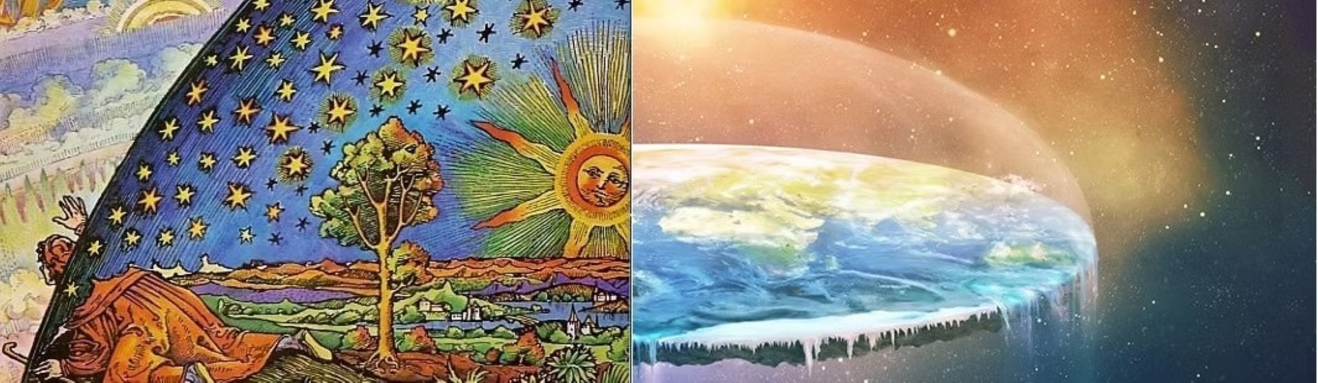 flat earth - outer space